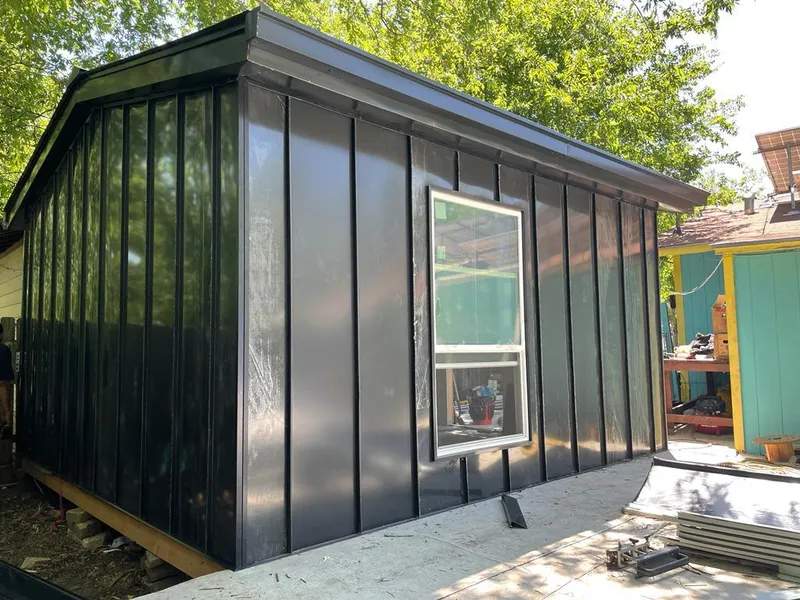 Black standing seam metal wall panels for Roof Inspection in Los Angeles